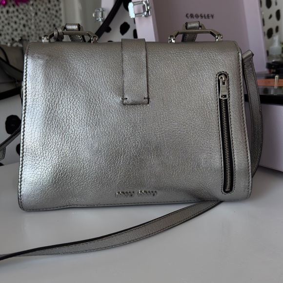 Miu Miu Cromo Madras Bandoliera Shoulder Bag - Picture 5 of 10